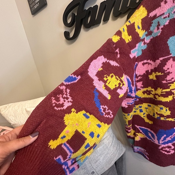 Colorful Umgee Soft Knit Cardigan - Picture 4 of 6